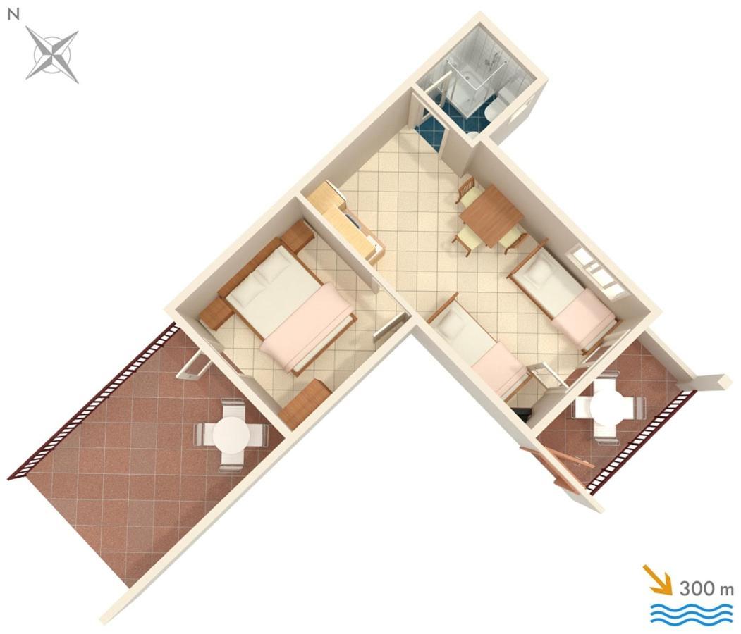 Apartments With A Parking Space Stanici, Omis - 2818 Tice 外观 照片